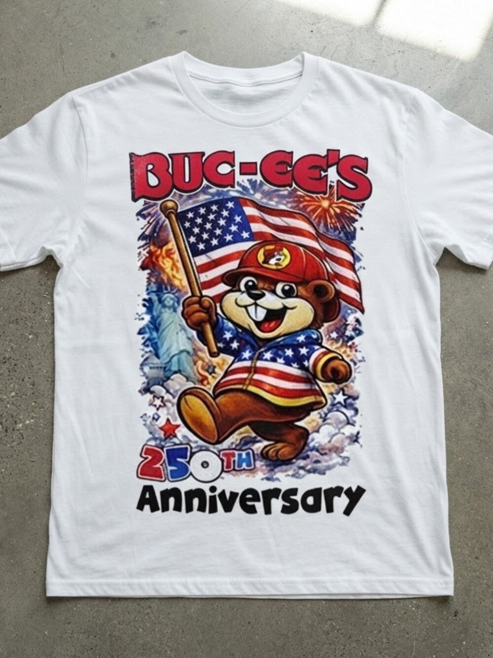 Buc-ee’s America 250th Anniversary 1776-2026 Patriotic 4th of July Graphic T-Shi